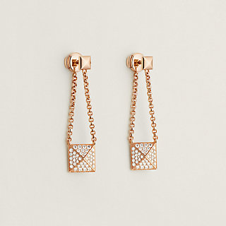 Hermès Clou d'H dangle earrings | Hermès USA